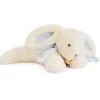 Peluche Lapin Bonbon Bleu - 30 cm