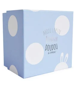 Peluche Lapin Bonbon Bleu - 30 cm