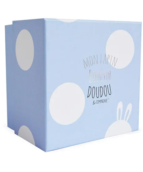 Peluche Lapin Bonbon Bleu - 30 cm