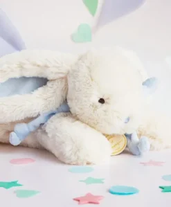 Peluche Lapin Bonbon Bleu - 30 cm