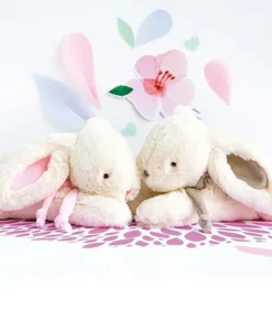 Peluche Lapin Bonbon Taupe - 30 cm