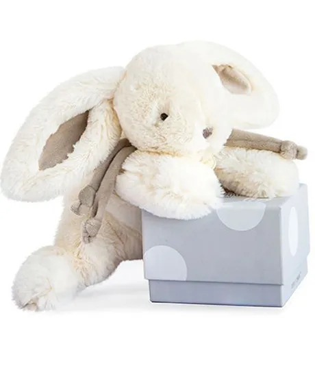 Peluche Lapin Bonbon Taupe - 30 cm