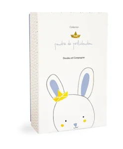 Peluche lapin matelot bleu - 25 cm