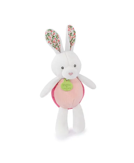 Peluche lapin Pâques pop-up - Rose pale
