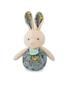 Peluche lapin Pâques pop-up - Bleu