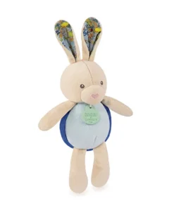 Peluche lapin Pâques pop-up - Bleu