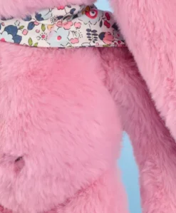 Peluche lapin Rose 35 cm - Lapin Fleurette