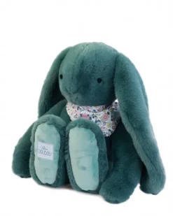 Peluche lapin Vert XXL - Lapin Fleurette 50 cm