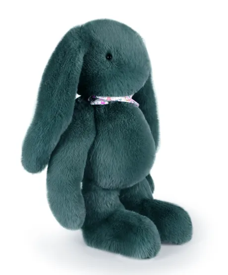 Peluche lapin Vert XXL - Lapin Fleurette 50 cm