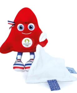 Peluche mascotte JO 2024 avec Doudou - 22 cm