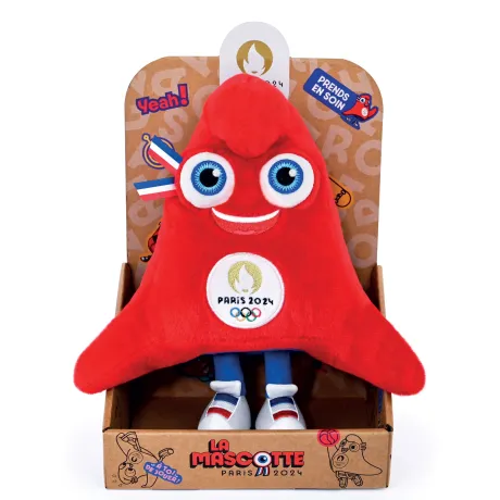 Peluche Mascotte Officielle Jeux Olympiques Paris 2024 - 27 cm
