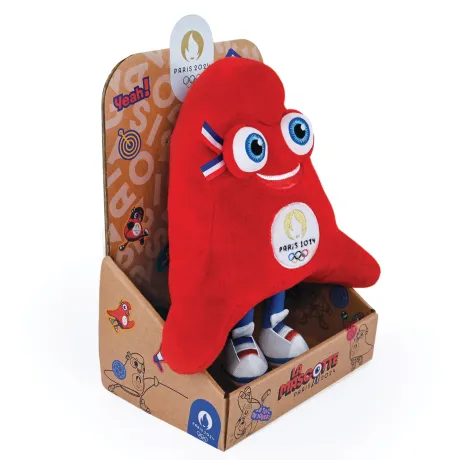 Peluche Mascotte Officielle Jeux Olympiques Paris 2024 - 27 cm