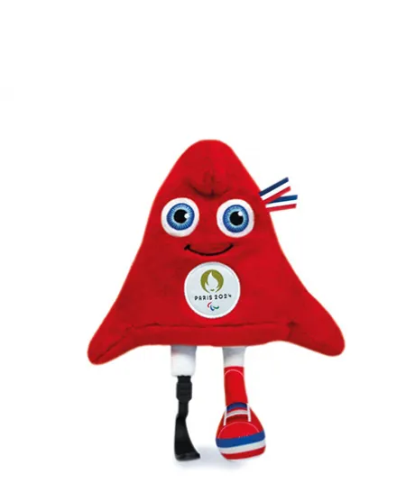Peluche Mascotte Officielle Jeux Paralympiques Paris 2024 - 25 cm