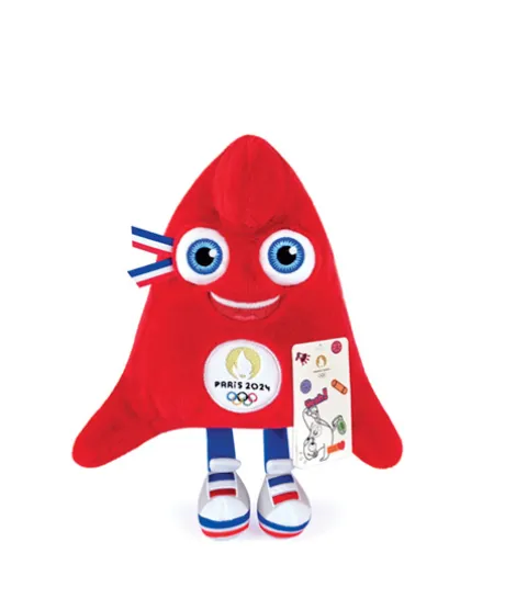 Peluche Mascotte Officielle Jeux Olympiques Paris 2024 - 27 cm
