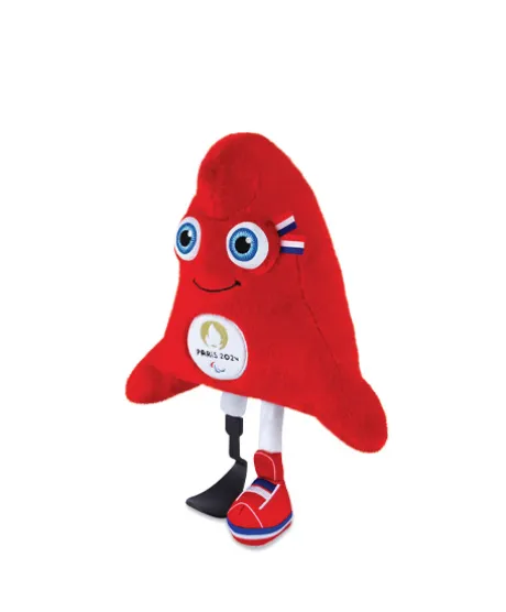 Peluche Mascotte Officielle Jeux Paralympiques Paris 2024 - 30 cm