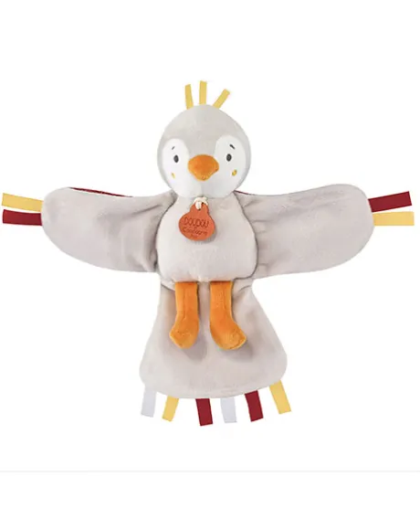 Peluche musicale oiseau-Cui-Cui -Terracotta