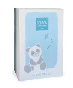 Peluche musicale Panda gris - 20 cm
