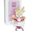 Peluche musicale renne beige - 20 cm