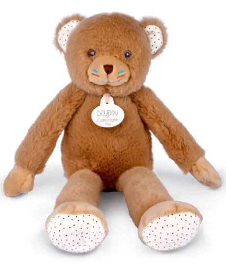 Peluche Ours marron Tiwipi - 30 cm