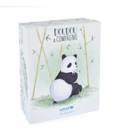Peluche Panda avec bébé - 25 cm - Unicef