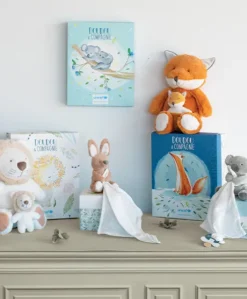 Peluche renard avec Bébé - 25 cm - Unicef