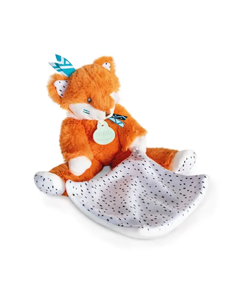 Peluche Renard avec Doudou Tiwipi - 21 cm