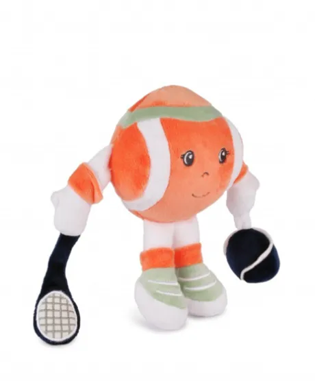 Peluche Roland-Garros -Madame Balle orange – 17 cm