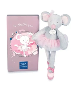 Peluche Souris Ballerine grise - 30 cm
