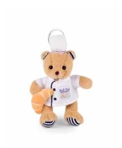 Porte clé Ours cuistot chef - 15 cm