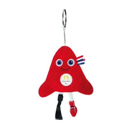 Porte-clés Mascotte Officielle Jeux Paralympiques Paris 2024 - 16 cm