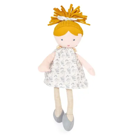 Poupée de chiffon en coton BIO - Flore- 30 cm