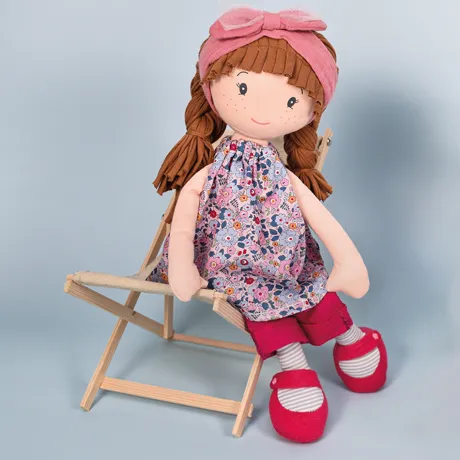 Poupée de chiffon Les Canailles - de Doudou - Capucine - 36 cm