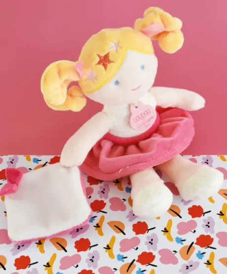 Poupée en tissu Demoiselle Swing Louison - 20 cm