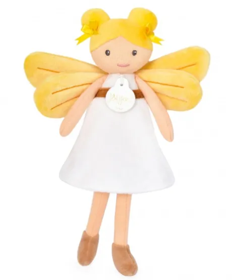 Poupée souple Fée Aurore - Blanche et Jaune - 25 cm