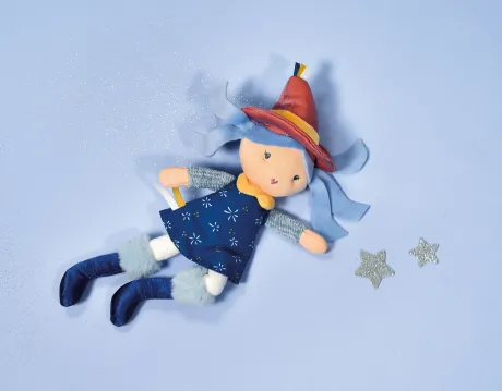 Poupées tissu Les gentilles Sorcières - modèle aléatoire - 24 cm