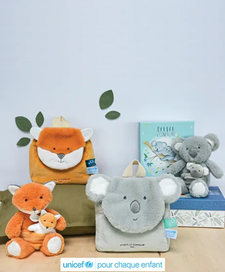 Sac à dos bebe koala - 20 x 20 x 10 cm - Unicef