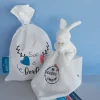 Sac à doudou + Doudou lapin "Mon Doudou + fort que tout " 10  cm - Unicef