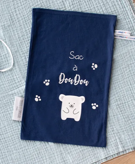 Sac à Doudou en coton Fun - Modèle aléatoire