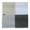 Tapis de jeu Bébé - Gris / blanc - 100 X 100 cm