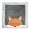 Tapis de Parc Renard  - gris / orange - 100 x 100 cm