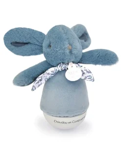 Veilleuse bebe musicale Culbuto bleue - 16 cm